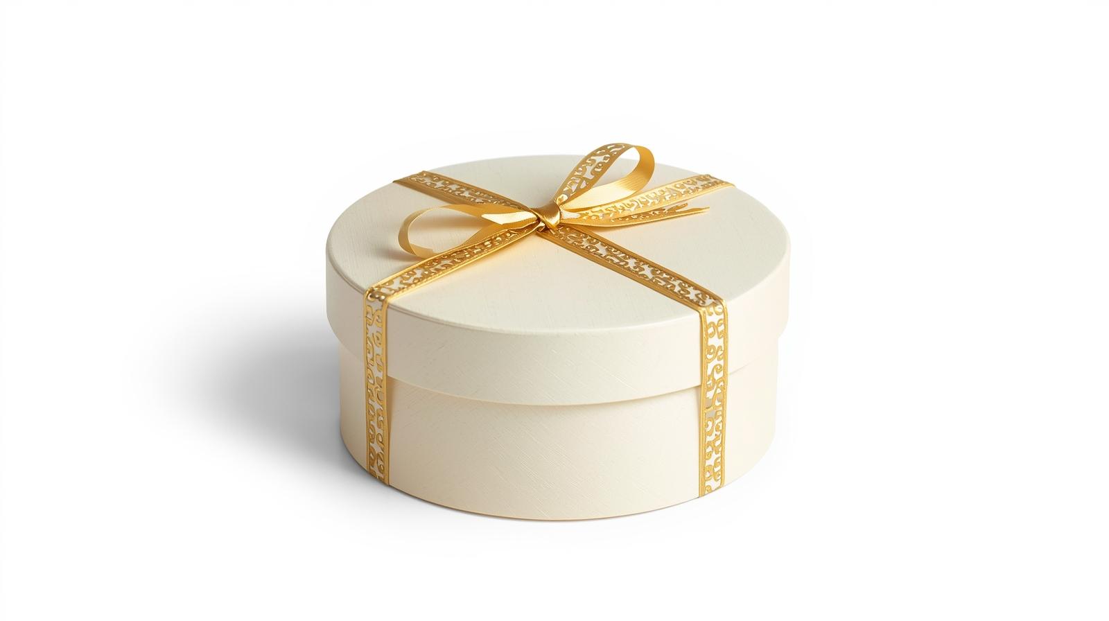 Round Gift Box With Lid